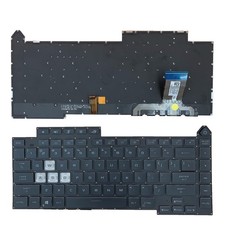 Laptop Replacement US Layout Colorful Backlight Keyboard for Asus Rog Strix G...