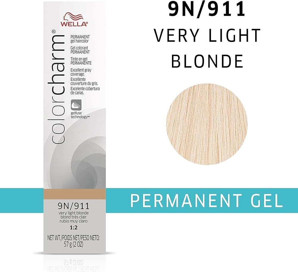 Charm Permanent Gel Color In Shade 9n/911 Very Light Blonde 