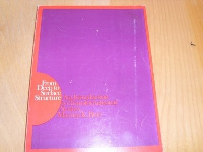 From Deep to Surface Structure: An Introduction to Transformational Syntax. ...