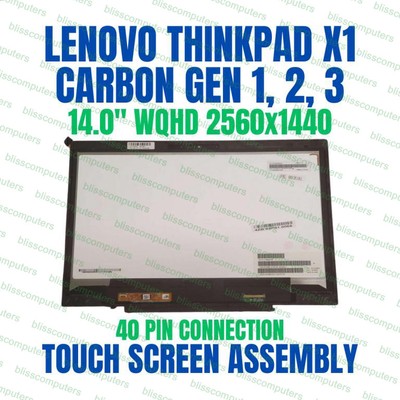 Lenovo 00HN842 14'' LCD WideScreen 2584x1440 WQHD X1 Carbon