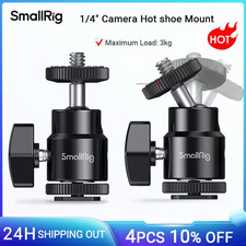 1/4" Camera Hot Shoe Mount with Additional 1/4" Screw for Canon for Nikon for Pa