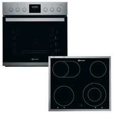 Bauknecht HEKO H300 Einbau-Herdset mit Glaskeramikfeld - Edelstahl