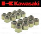 Set of (16) Intake & Exhaust Valve Stem Seals Kawasaki (See Fitment Chart)