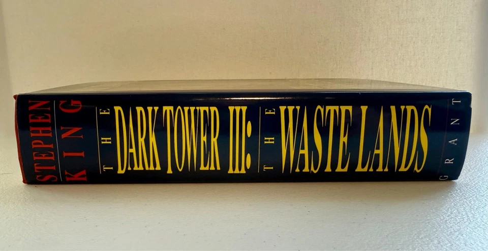 Stephen King The Dark Tower III The Waste Lands 1st Edition 1991 Like New Foto 3 de 4
