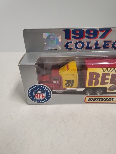 Matchbox White Rose Limited Edition 1997 NFL WASHINGTON REDSKINS Truck Hauler - Picture 2 of 6