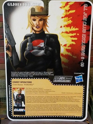 GI JOE ~ VORONA ~ MUJER ~ SIN USAR, EN CAJA MOSC ~ CLUB DE COLECCIONISTAS FSS 6.0 - Imagen 3 de 3