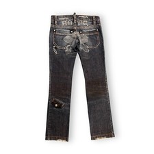デニム・ジーパン Dsquared2 9 To 5 Distressed Low Rise Jeans Dsquared2 Low (6.5-8.5 in) Rise Jeans for Women for sale | eBay