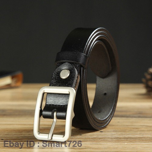 Kids Boy Faux Leather Single Prong Buckle Belt for Jean School Uniform Chic Soft - Picture 3 of 29