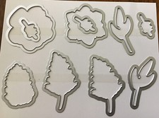 Stampin Up FOUR SEASONS Framelits Dies NEW Leaves Flowers