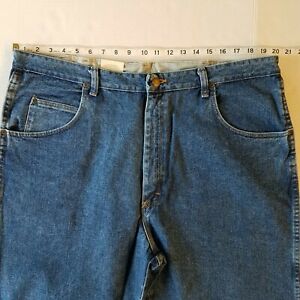 Wrangler Mens Rugged Wear Denim Blue Jeans Relaxed Fit 35001AI Size ...