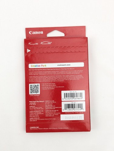 Canon PP-301 4" x 6" Glossy Inkjet Photo Paper Plus II 265gsm White 50 Sheets - Picture 2 of 4
