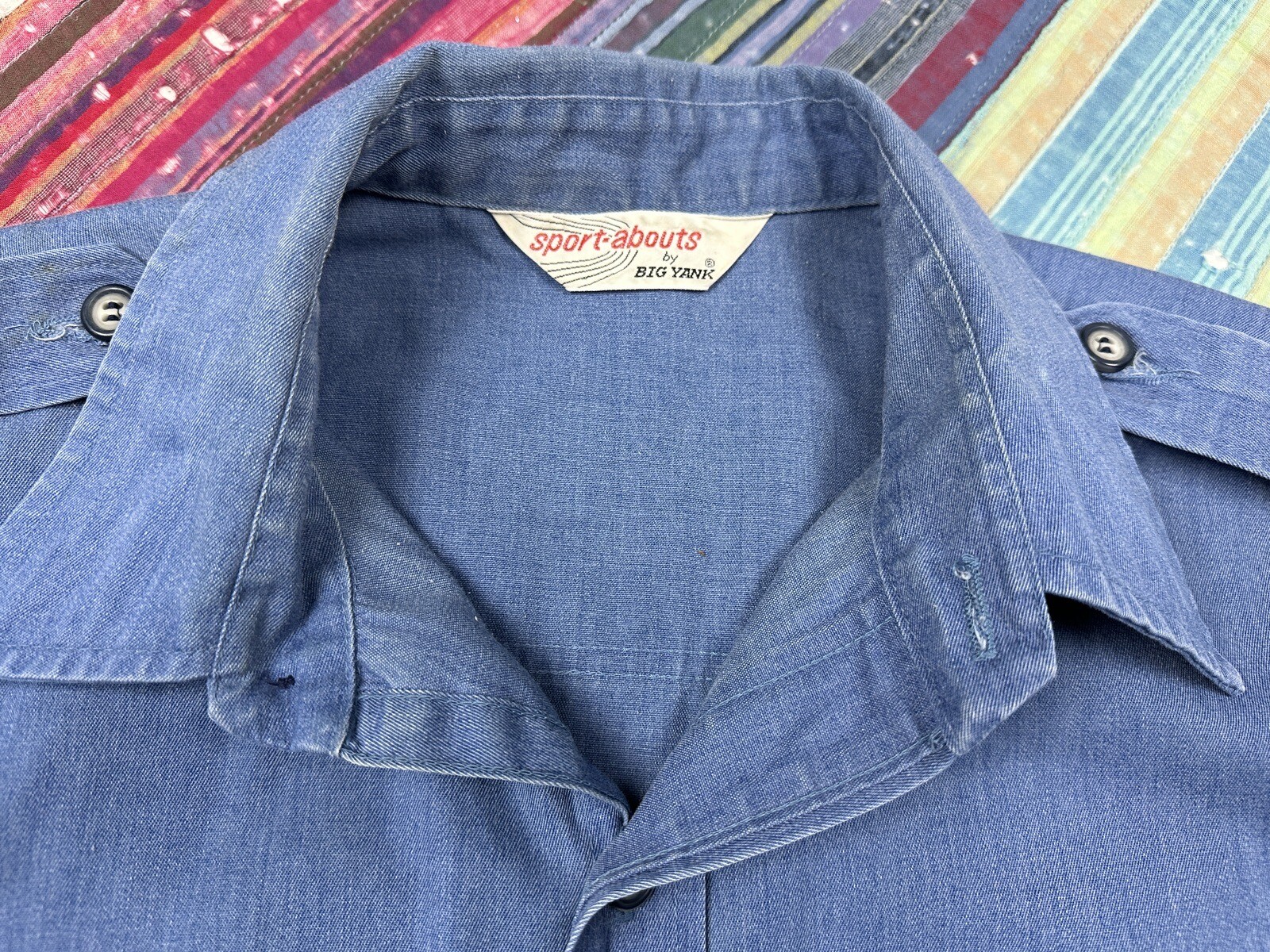BIG YANK ANATOMICA work shirt 1935 / BLUE