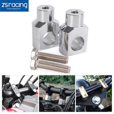 1" 25mm Motorcycle Handlebar Riser Clamp Mount For Harley Dyna Touring Softail