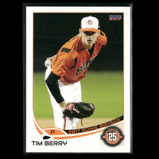 Tim Berry 2017 Bowie Baysox Team Set Baseball Card MLB NM