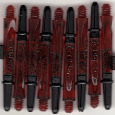 HARROWS Inbetween Red CARBON 360 Spinning Dart Shafts: 1 set of 3