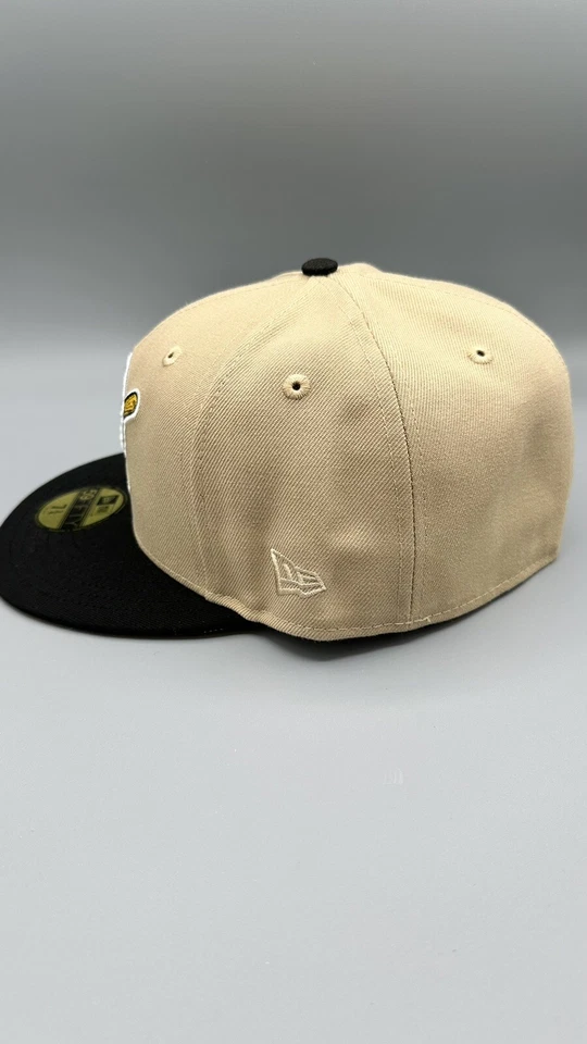 Boné Pittsburgh Pirates ajustado 7 3/4 masculino marrom New Era 59Fifty AS 94 patch - Imagem 2 de 4