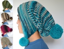 NEW Hand Knitted 100 Soft Wool or Wool Blend Winter HAT One Size Great Gift