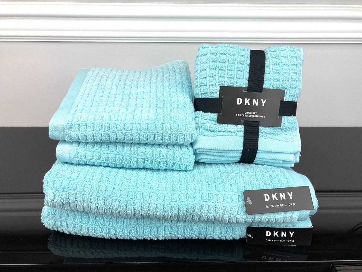 Dkny Quick Dry 6-Piece Towel Set - White