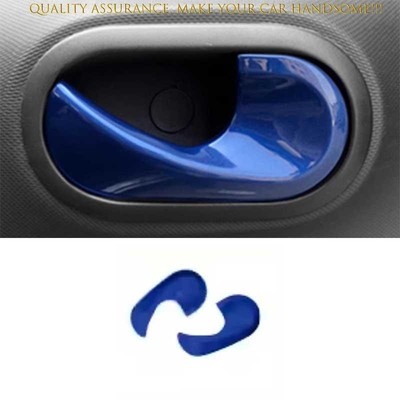 For Benz Smart Fortwo 2016-2018 Navy Blue Inner Door Handle Lock Cover Trim 2PCS