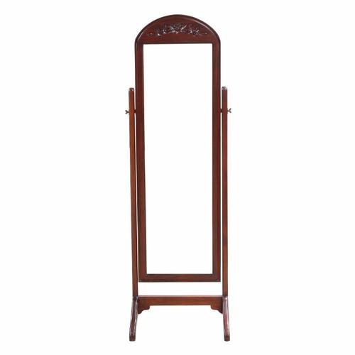 Solid Mahogany Wood Vanessa Cheval Mirror Antique Reproduction Victorian Design - Picture 2 of 7