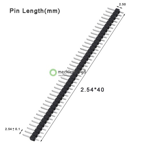 10PCS 40Pin 2.54mm Single Row Straight Male Pin Header Strip PBC Ardunio - Bild 2 von 3