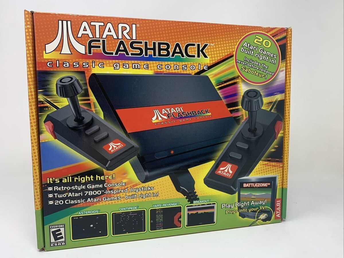 ジャンク品／アメリカ製ATARI FLASHBACK（plug＆play） Atari Flashback Mini 7800 Classic Plug & Play Game Console