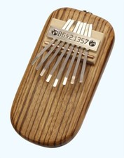 ETHNO BDZW E - KALIMBA ELECTRO ACOUSTIC 8 Noten Diatonisch - Zebraholz