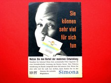 1961 Werbung aus Zeitschrift  Zigarettenmarke SIMONA