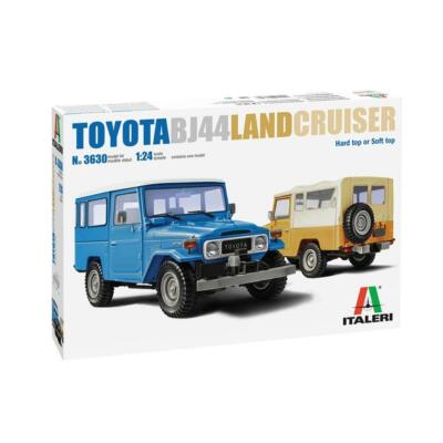 ITALERI 1:24 CAR KIT TOYOTA BJ44 LAND CRUISER HARD TOP OR SOFT TOP ART 3630