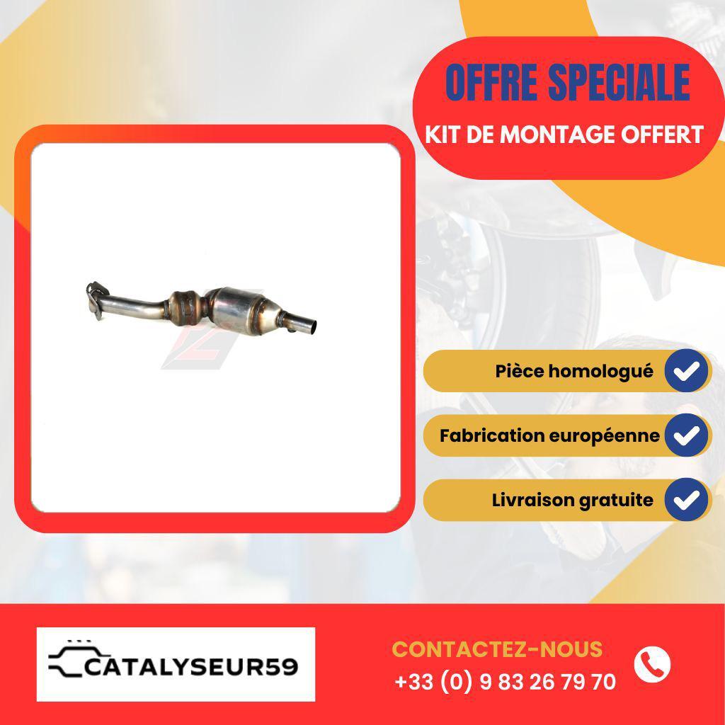 Catalyseur Dacia Sandero 1.6 Flexifuel essence pot d'échappement 105 cv