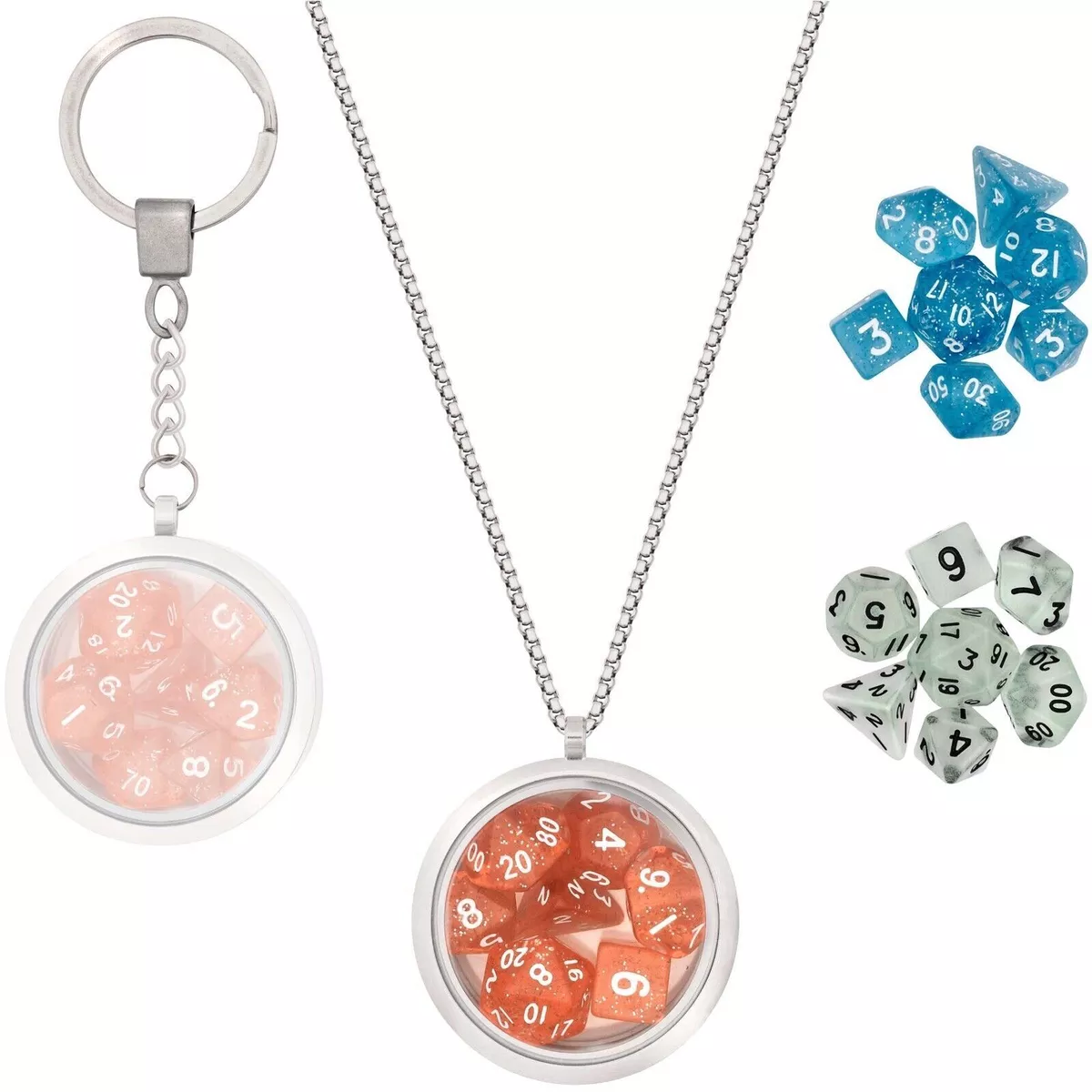 Mini dice hotsell keychain