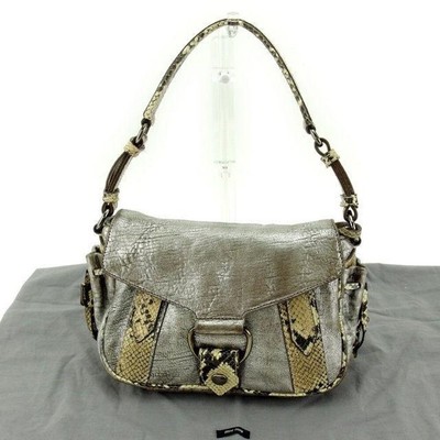 Authentic miu miu y2k hand bag shoulder vintage archive gray 
