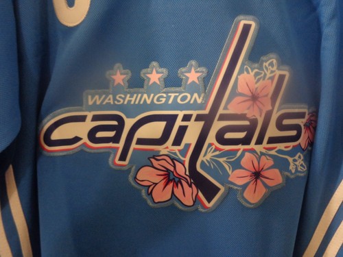 Washington Capitals #8 Alex Ovechkin Cherry Blossom Jersey - 第 2/7 張圖片