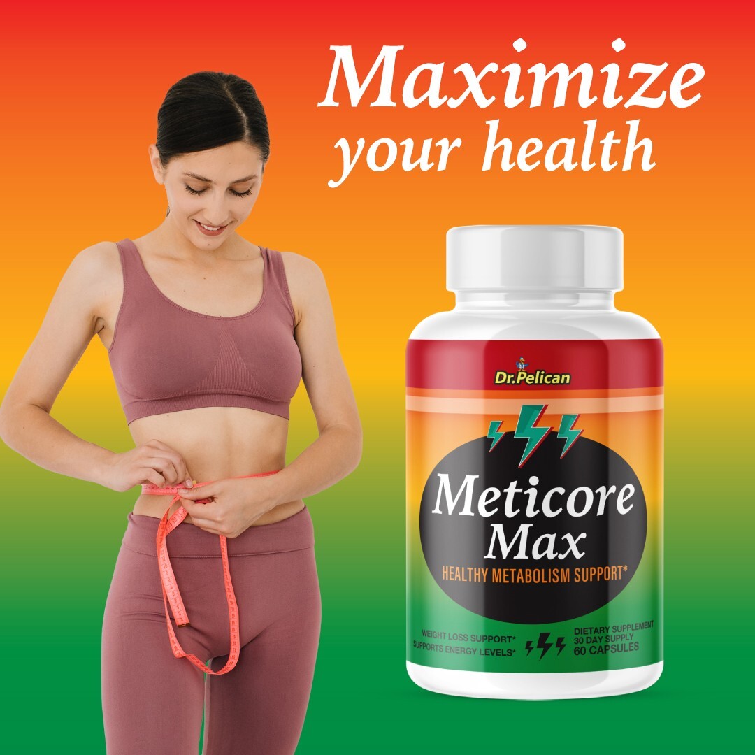 Meticore Max- Keto & Weight Support- 2 Bottles- 120 Capsules