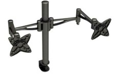 Dual PC Monitor Mount 13"- 23" Computer Screen Size Rotate/Swivel Streamer Gamer
