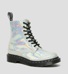 iridescent boots