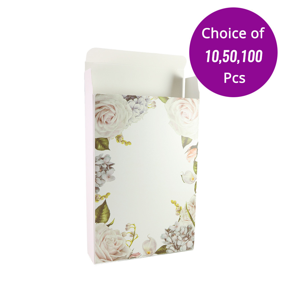 5x7.5in Matte Weiß w Printing Paper Boxes For Facial Mask (H 1.5in) M05 5x7.5in Matte Weiß w Printing Paper Boxes For Facial Mask (H 1.5in) M05