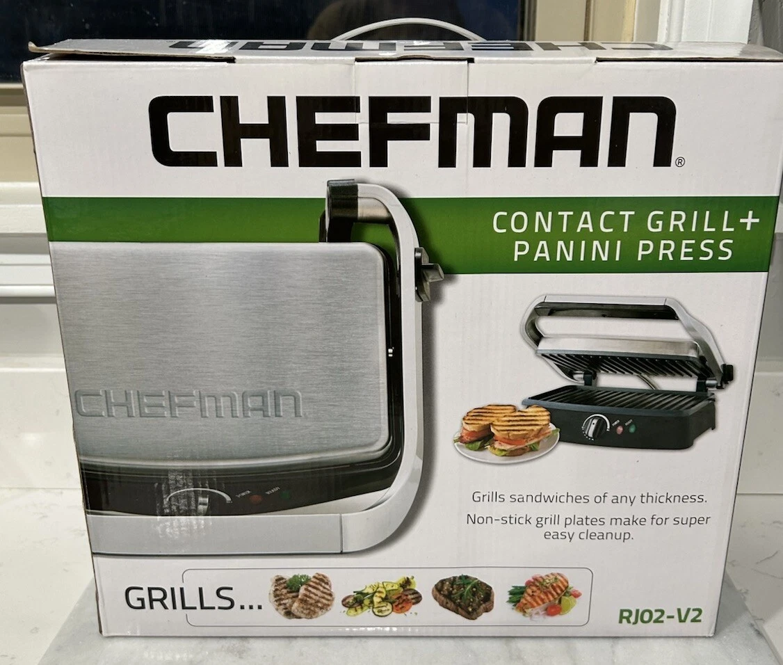 Chefman Contact Grill + Panini Press New In Box
Opens in a new window or tab