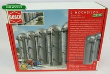 BNIB OO / HO BUSCH 1913 Silo Kit (Kit Makes 2 Silos) 