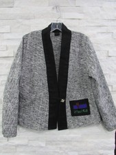 Rebecca Levenson Fiber Artist Art-to-wear Handmade Kimono Jacket M L 42'' Bust
