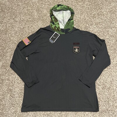 Nike Florida State Seminoles FSU Salute to Service Gray Camo Hoodie Men ...