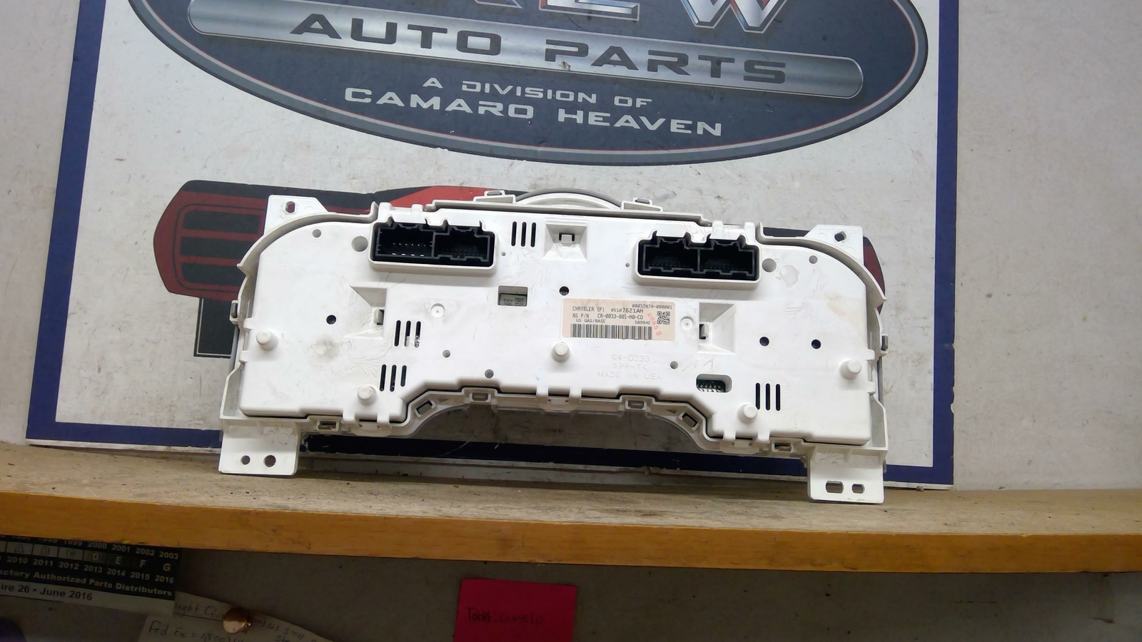 Compteur de vitesse CHRYSLER PT CRUISER 06 07 08 JAUGE D'INSTRUMENT