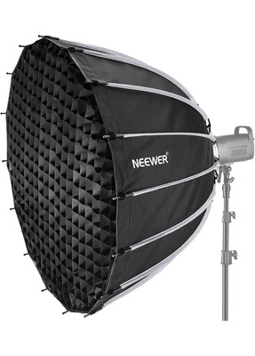 NEEWER 47.2inch/120cm Parabolic Softbox Quick Set up Quick Folding