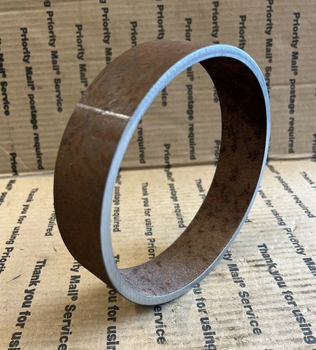 6" NPS Pipe Weld on Steel Collar 1/4" + THICK Sch 40 Wall 1 1/2" Long Rustic Art