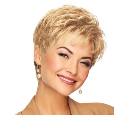 Eva Gabor Acclaim Short Layers Wavy Petite Cap Wig G16+ Honey Mist
