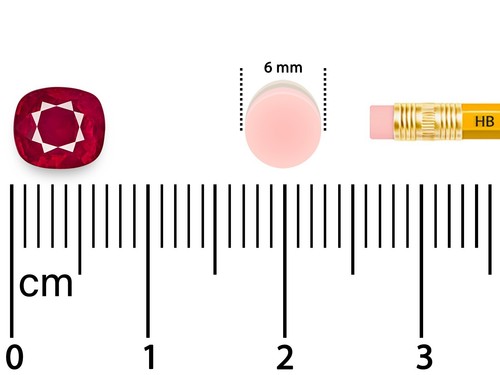 GRS Certificato MOGOK BIRMANIA Rubino 1,37 Ct. Sangue di piccione naturale non trattato raro - Foto 4 di 7