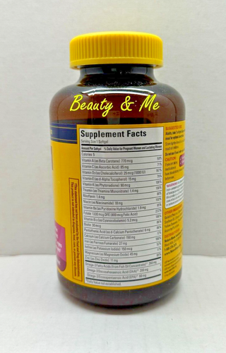 Nature Made Prenatal Multi + 200mg DHA and Folic Acid, 150 Softgels - Picture 2 of 2