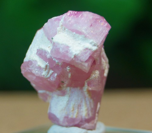 Bündel terminierter heißer rosa Turmalin Mineralien Präparat 43 Karat aus Afghan - Bild 5 von 9