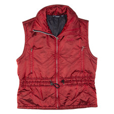 Ellesse Womens Puffer Gilet Red Uk 14