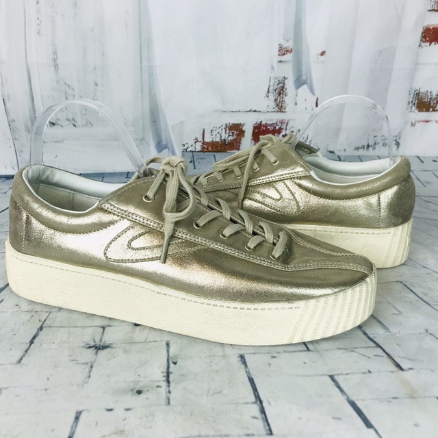 tretorn metallic sneakers